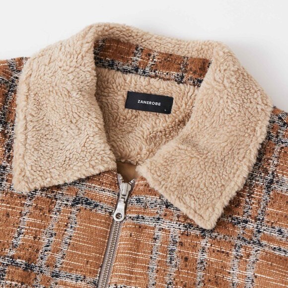 Zanerobe Men's Lodge Jacket Tan/Midnight - Picture 3 of 4